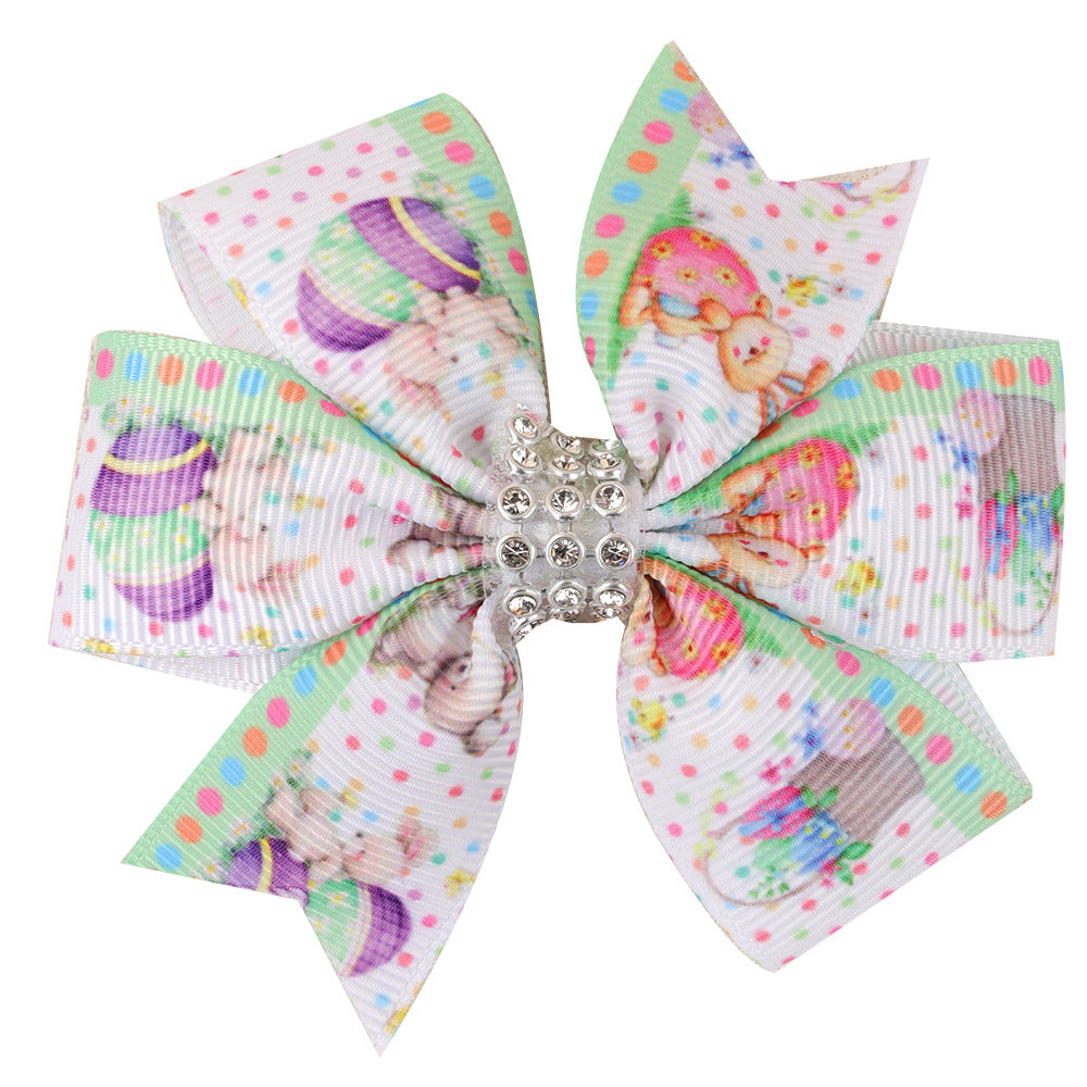 Wholesale Easter Bunny Cloth Hair Scrunchies